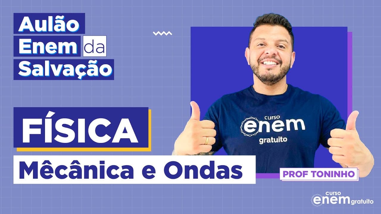 Thumbnail: MECÂNICA E ONDAS | Resumo de Física para o Enem