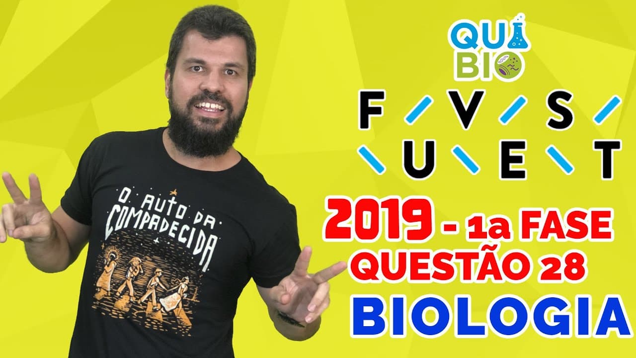 Thumbnail: FUVEST 2019 - Questão 28 - Um organismo multicelular fotossintetizante que possui sistema vascular e