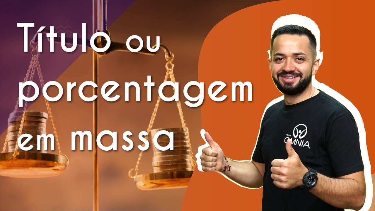 Thumbnail: Título ou porcentagem em massa - Brasil Escola