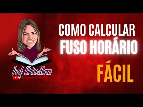 Thumbnail da aula: Como Calcular Fuso Horário Fácil!☺️