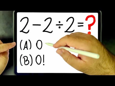 Thumbnail da aula: 🔥 EITA! Essa Expressão Numérica BUGOU A CABEÇA DE GERAL! Você consegue resolver?