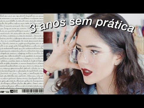 Thumbnail da aula: Minha redação do ENEM 2019 (lendo e comentando)