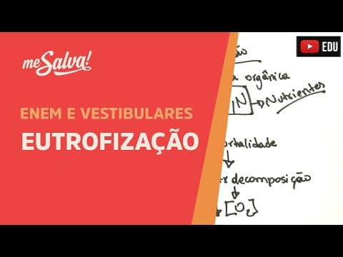 Thumbnail da aula: Me Salva! ECO06 - Ecologia - Eutrofização