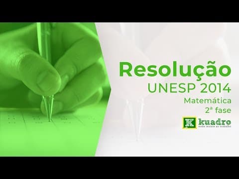 Thumbnail da aula: Matemática - Resolução Unesp 2014 2a fase - Alessandro Assis