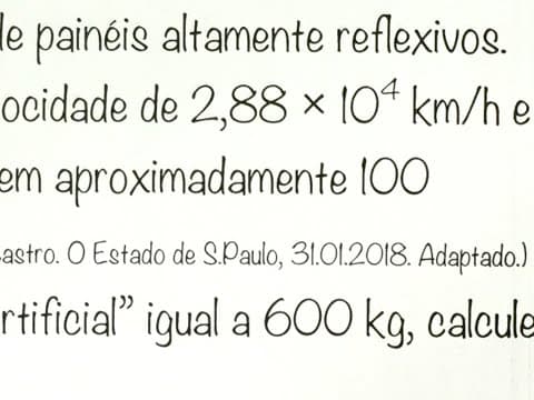 Thumbnail da aula: FBNET | Dn EXTRA - UNESP 2018 - ENERGIA CINÉTICA e ACELERAÇÃO CENTRÍPETA da estrela artificial