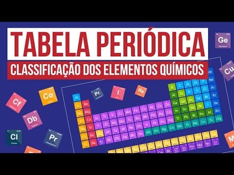 Thumbnail da aula: TABELA PERIÓDICA: classificação dos elementos químicos | Química para o Enem | Felipe Sobis