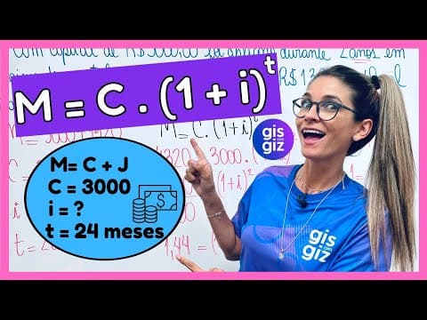 Thumbnail da aula: JUROS COMPOSTOS | MATEMATICA FINANCEIRA