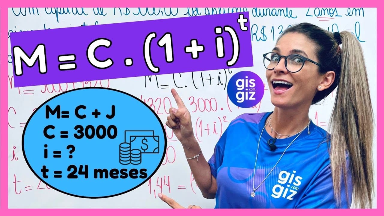 Thumbnail: JUROS COMPOSTOS | MATEMATICA FINANCEIRA