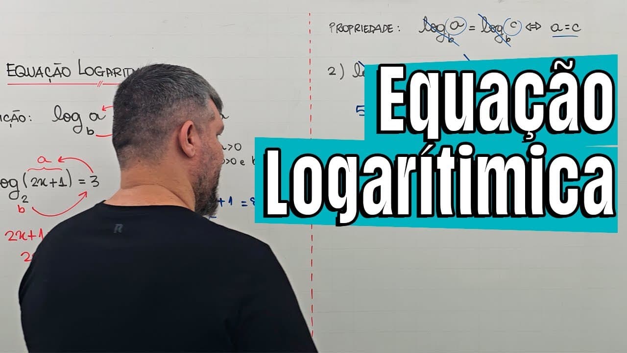 Thumbnail: Aprenda EQUAÇÃOO LOGARITMICA