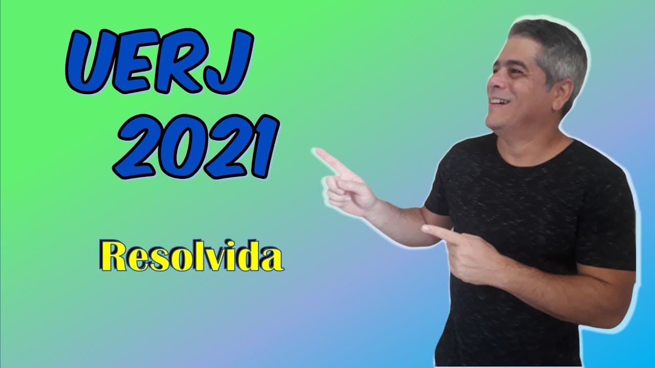 Thumbnail: UERJ 2021 - Resolução de Química
