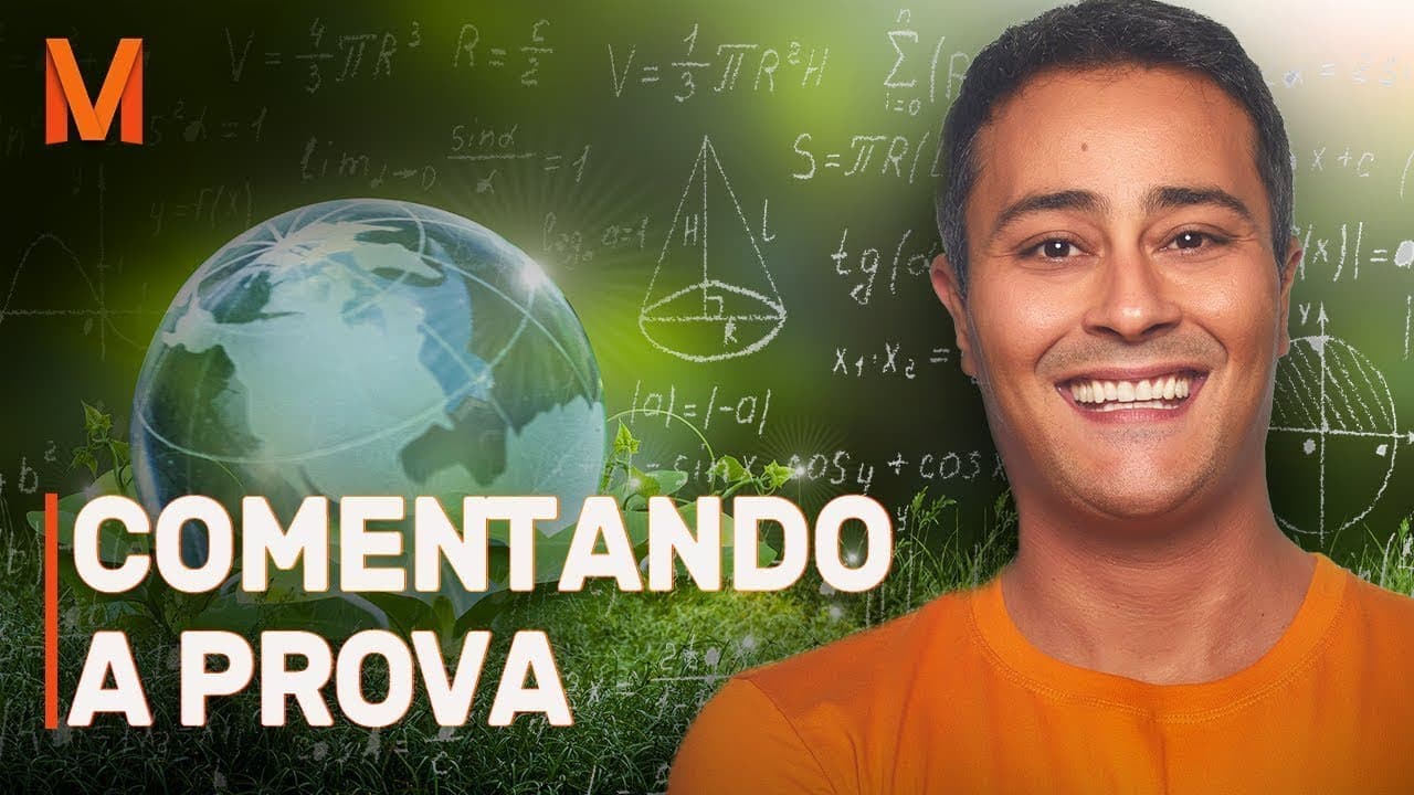 Thumbnail: Comentários ENEM 2021 DIA 2 | Prova de matemática, química, física e biologia