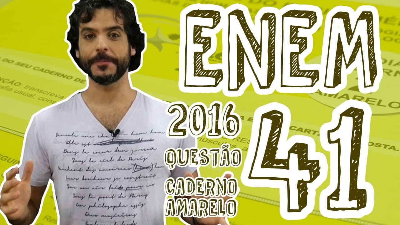 Thumbnail: ENEM - Questão 41 (Caderno Amarelo)
