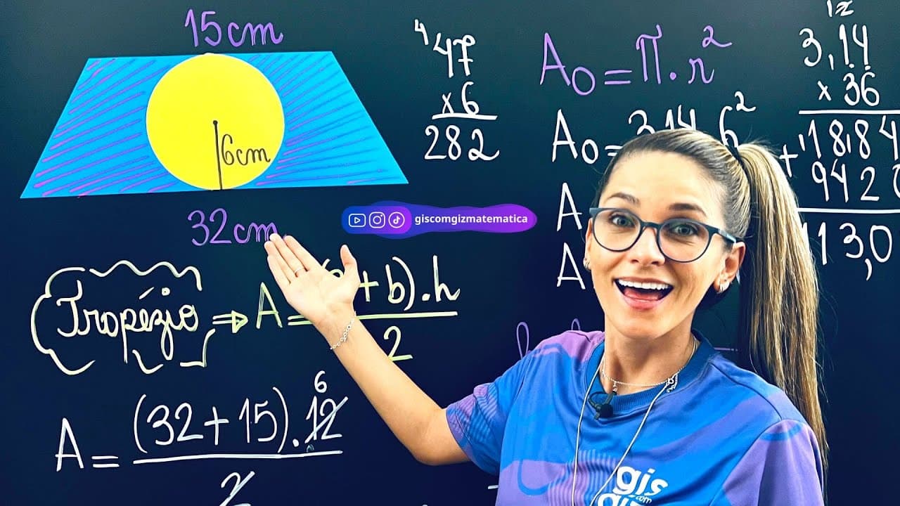 Thumbnail: COMO CALCULAR A ÁREA HACHUARADA | ÁREA SOMBREADA