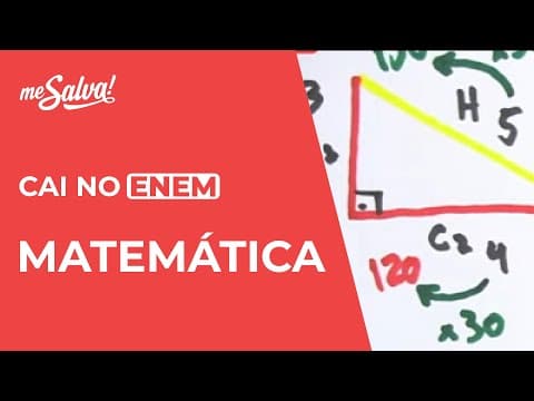 Thumbnail da aula: Matemática: Cai no ENEM | Me Salva!