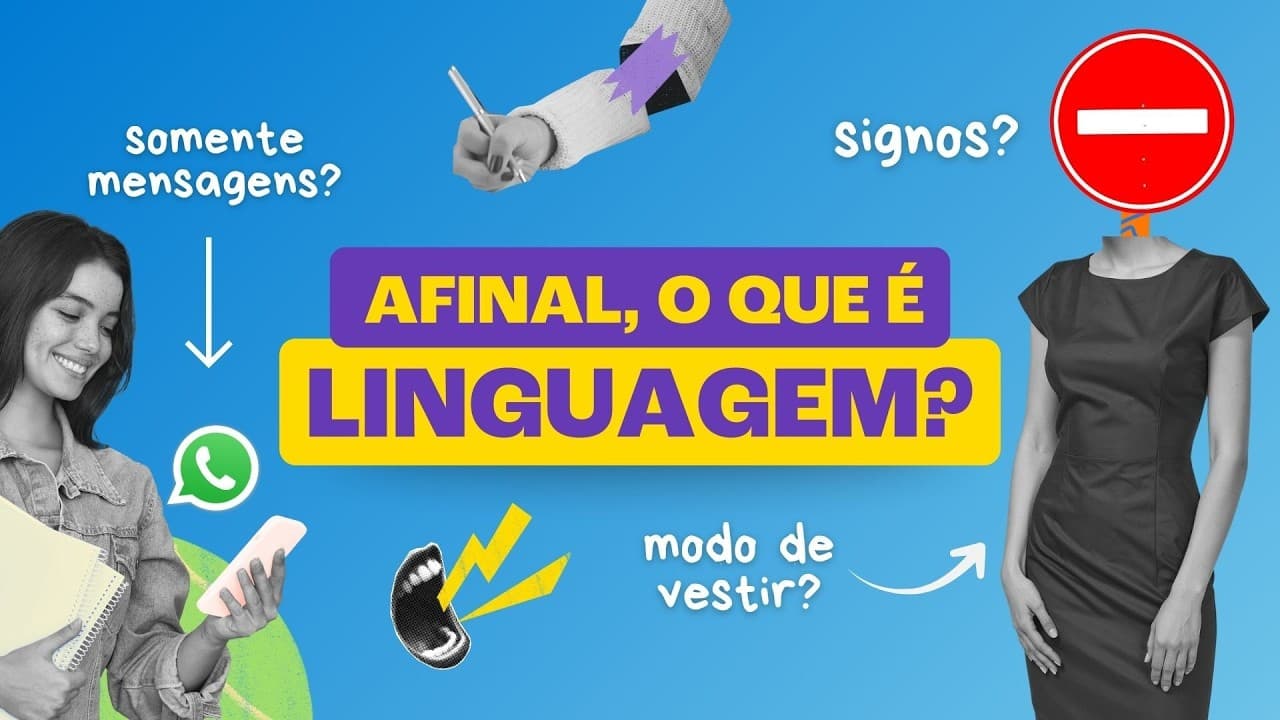 Thumbnail: Linguagem: Tipos, Formas e Exemplos – RESUMO COMPLETO!