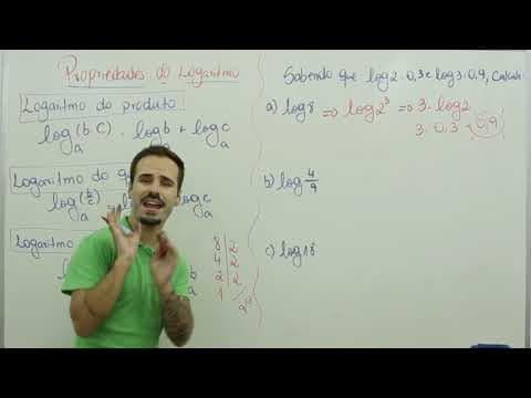 Thumbnail da aula: Matemática   Propriedades do Logaritmo