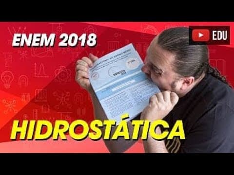 Thumbnail da aula: Suco de canudo | pressão atmosférica | ENEM 2018 | Comentário Física questão 98 prova CINZA