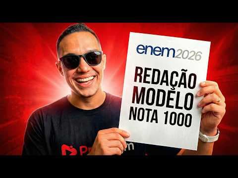 Thumbnail da aula: MELHOR MODELO DE REDAÇÃO PARA O ENEM 2026