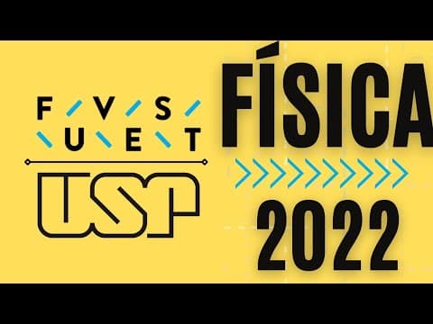Thumbnail da aula: Exercício Fuvest 2022 - Uma bola de borracha de massa 𝑚=50 gramas é abandonada do repouso, a partir