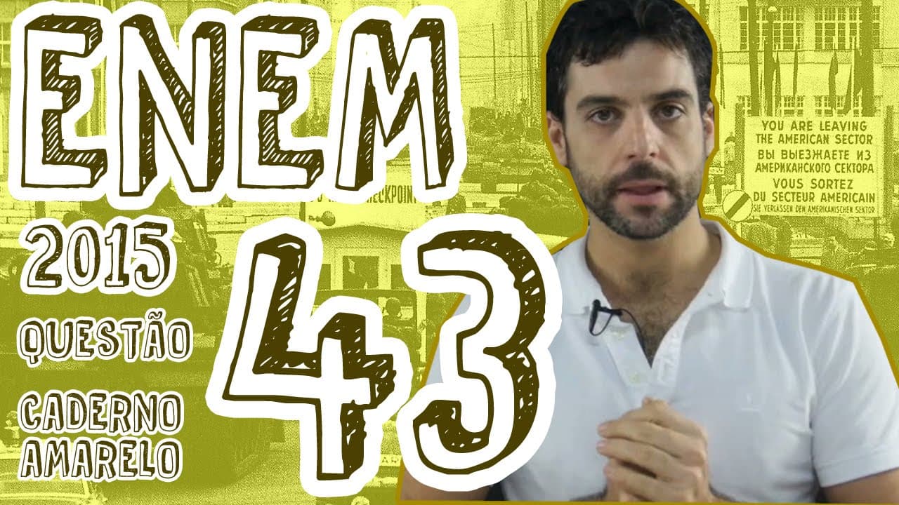 Thumbnail: ENEM 2015 - Questão 43 (Caderno Amarelo)