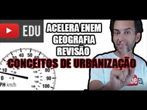 Thumbnail da aula: Conceitos de urbanização | Geografia | Revisão para o ENEM |