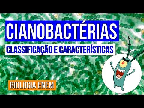 Thumbnail da aula: CIANOBACTÉRIAS: classificação e características | Resumo de Biologia para o Enem | Cláudia Aguiar