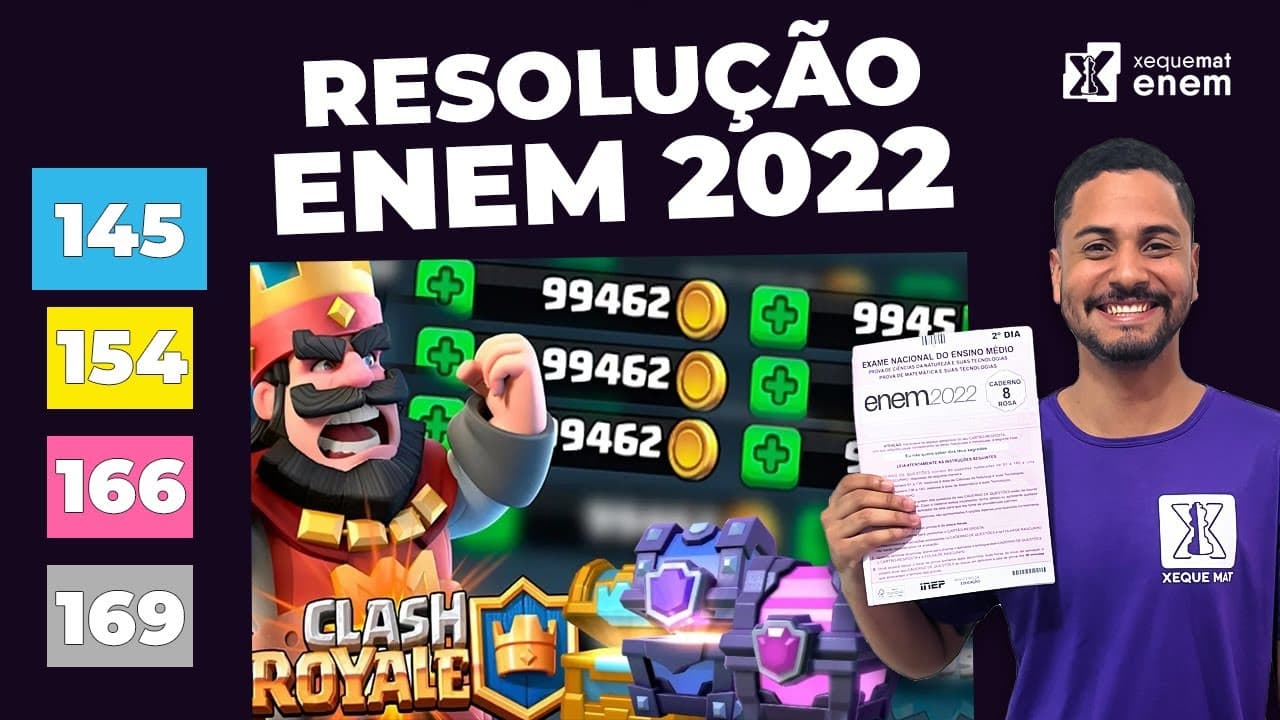 Thumbnail: 🔘Questão 145 - Caderno Azul | Razão e Proporção | MATEMÁTICA ENEM 2022