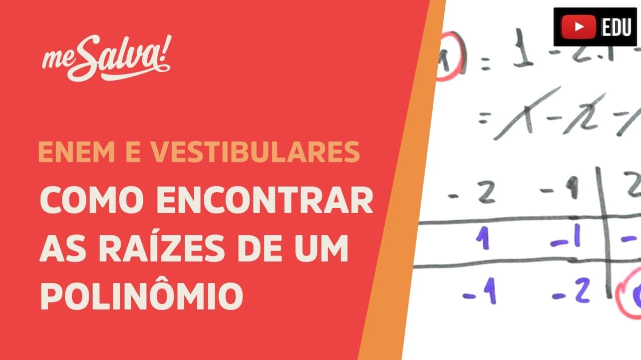 Thumbnail: Me Salva! PLN10 - Polinômios - Como encontrar as raízes de um polinômio