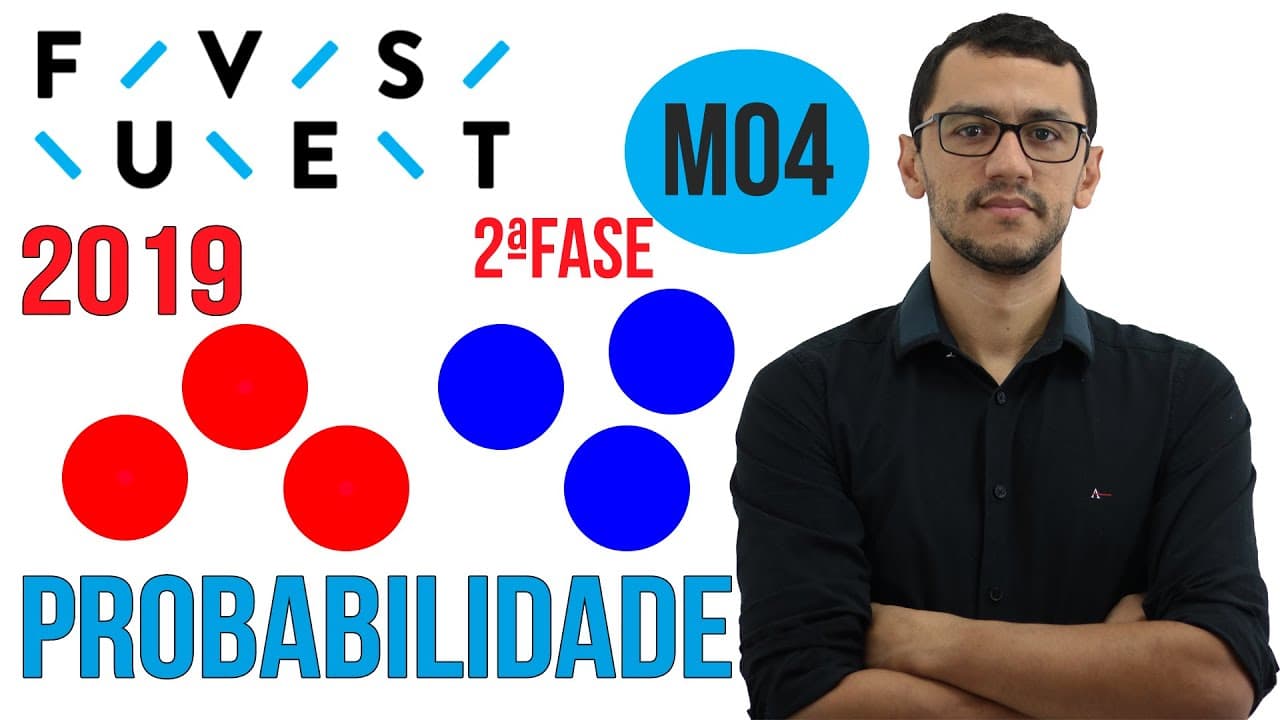Thumbnail: FUVEST 2019  | Questão M04 | Segunda Fase Matemática | Probabilidade
