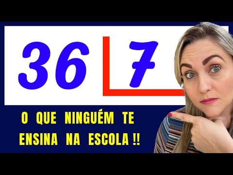 Thumbnail da aula: ⚠️DIVISÃO SEM FIM!!! Dízima periódica no resultado!! Matemática básica todo dia!!! 🚀