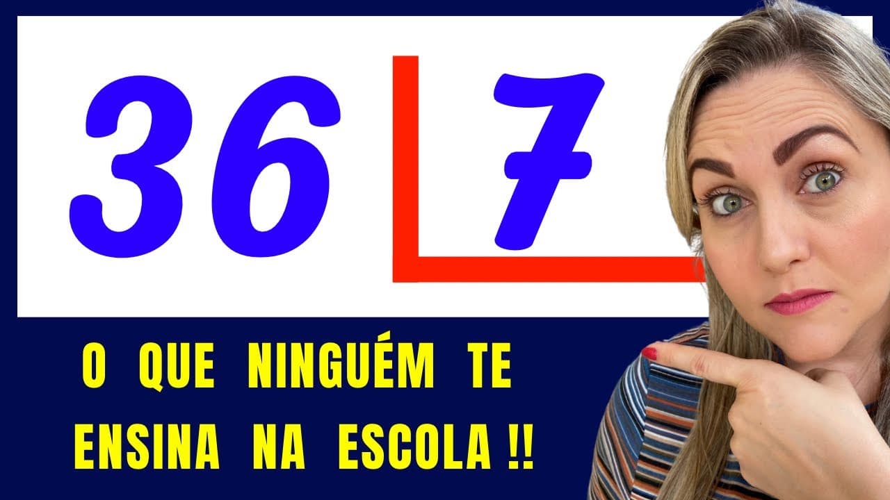 Thumbnail: ⚠️DIVISÃO SEM FIM!!! Dízima periódica no resultado!! Matemática básica todo dia!!! 🚀