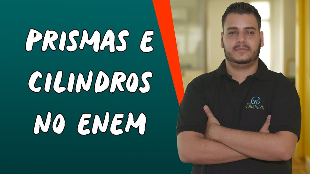 Thumbnail: Prismas e Cilindros no Enem - Brasil Escola