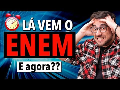 Thumbnail da aula: 3 MESES PARA O ENEM!! O que fazer agora? [+ PDF GRATUITO]