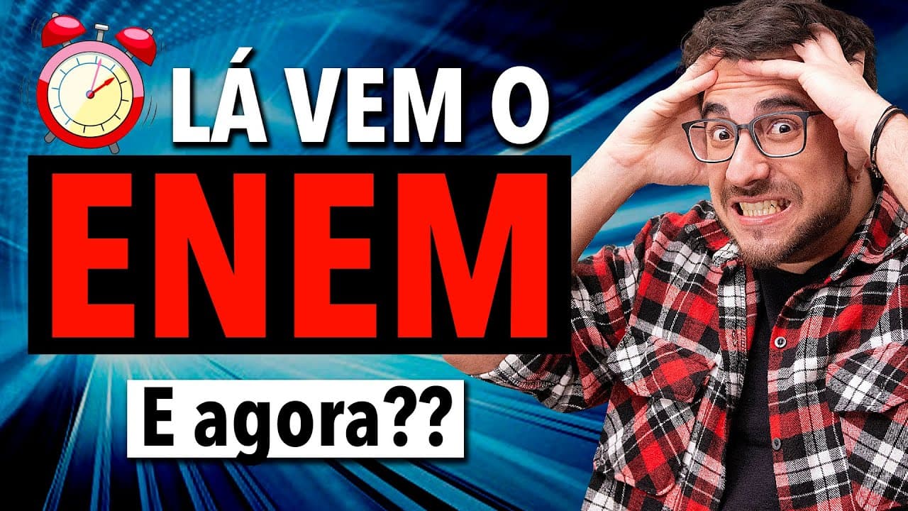 Thumbnail: 3 MESES PARA O ENEM!! O que fazer agora? [+ PDF GRATUITO]