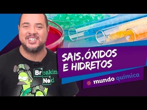 Thumbnail da aula: 👨‍🔬 Funções inorgânicas: sais, óxidos e hidretos - Química - ENEM