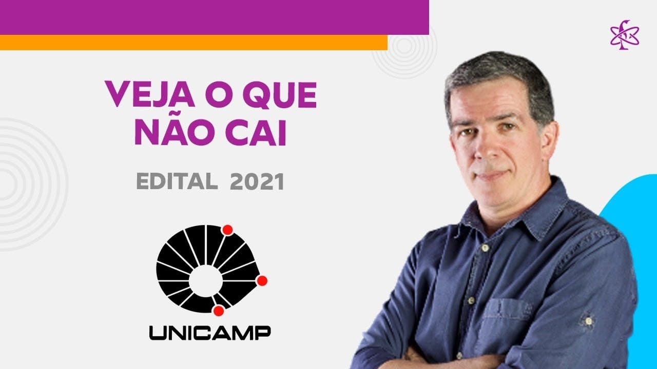 Thumbnail: UNICAMP 2021 Veja o que não cai neste ano | Professor Pinguim