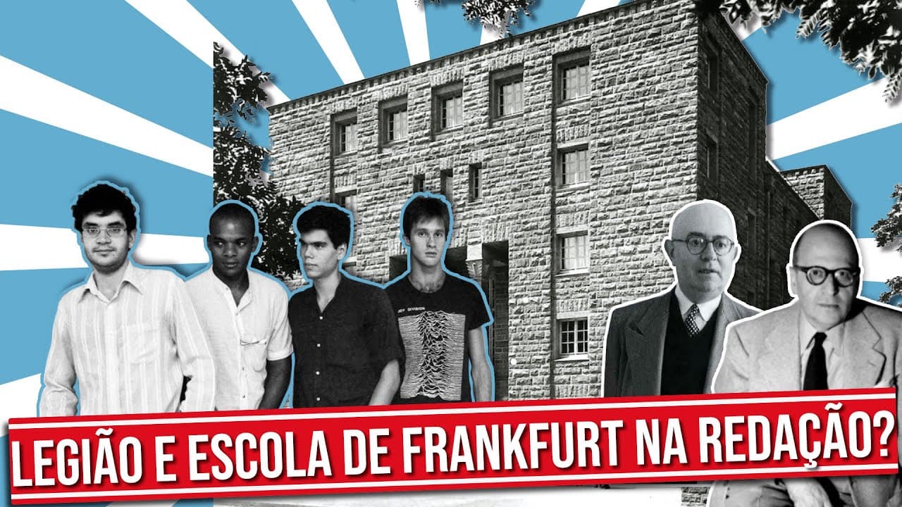 Thumbnail: LEGIÃO URBANA E ESCOLA DE FRANKFURT NA REDAÇÃO DO ENEM