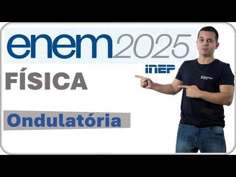 Thumbnail da aula: ENEM 2025 | QUESTÃO 132 | O NÍVEL SONORO, EM DECIBEL (DB), É CALCULADO PELA EXPRESSÃO: UMA CONVERSA