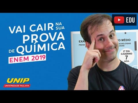 Thumbnail da aula: O que mais cai em Química no ENEM? [Revisão Gratuita] | Enem 2019