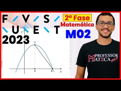 Thumbnail da aula: Uma questão difícil | FUVEST 2023 | Questão M02 | Resolução Segunda Fase Matemática