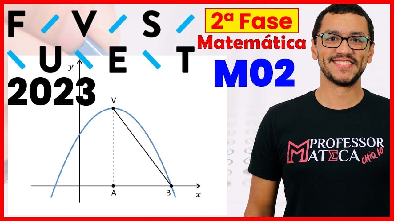 Thumbnail: Uma questão difícil | FUVEST 2023 | Questão M02 | Resolução Segunda Fase Matemática