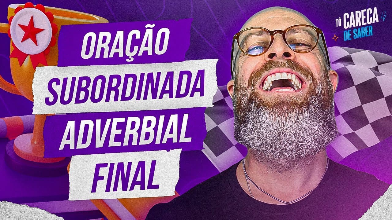 Thumbnail: Oração Subordinada Adverbial Final [Prof. Noslen] #professornoslen
