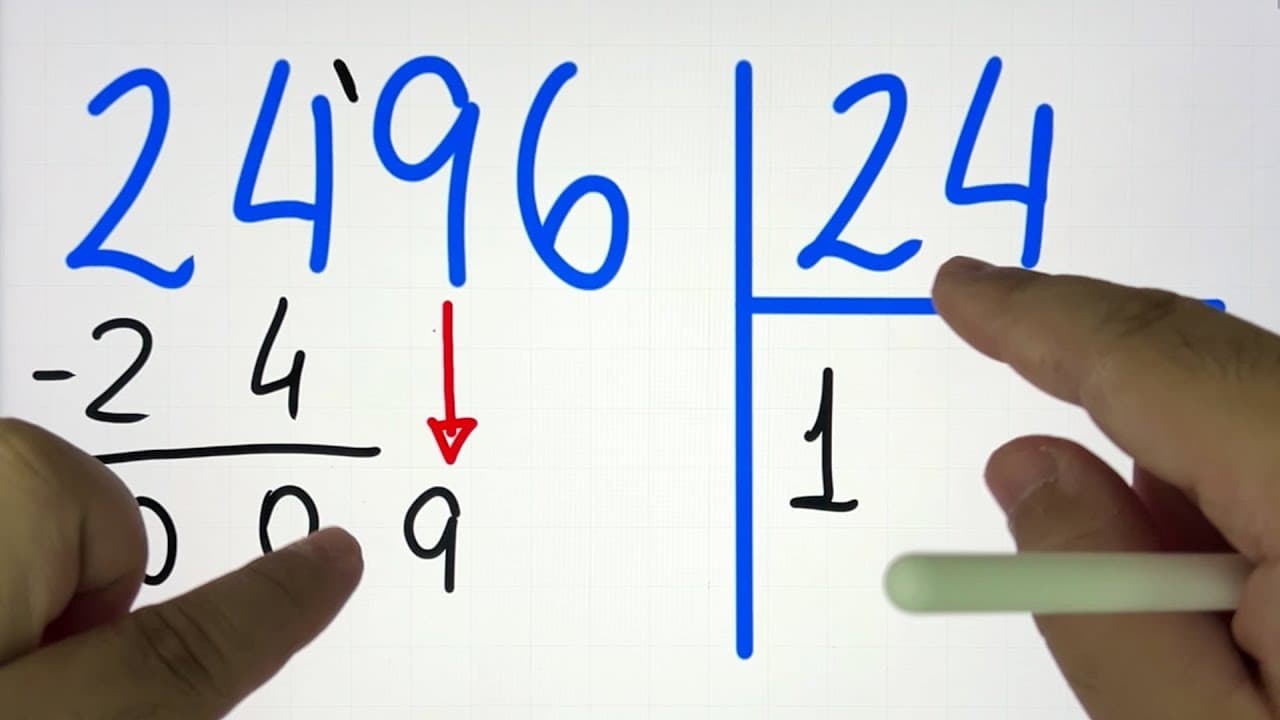 Thumbnail: 🤯 MATEMÁTICA BÁSICA DESBUGADA - 2496/24 Divisão por Número de Dois Algarismos | Você consegue?