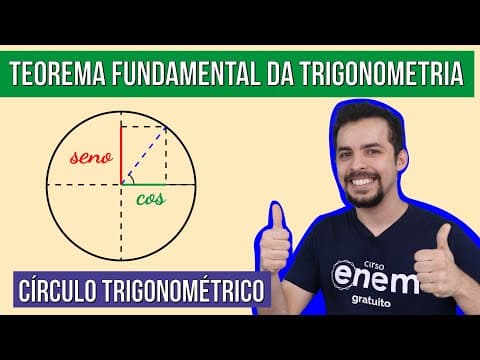 Thumbnail da aula: RELAÇÕES TRIGONOMÉTRICAS: teorema fundamental da trigonometria | RESUMO DE MATEMÁTICA PARA O ENEM