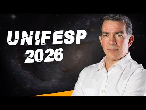 Thumbnail da aula: RESOLUÇÃO UNIFESP 2026 - PROVA DE FÍSICA🐧  Professor Pinguim