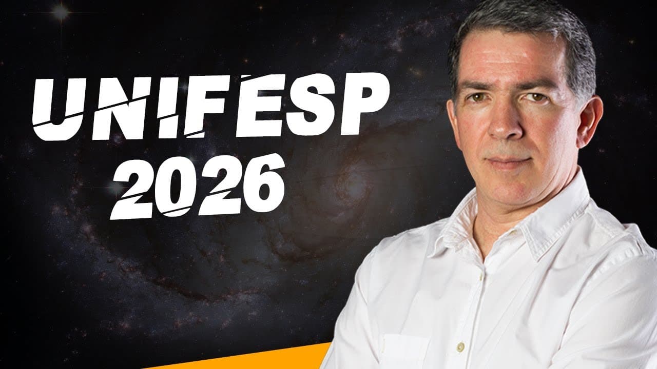 Thumbnail: RESOLUÇÃO UNIFESP 2026 - PROVA DE FÍSICA🐧  Professor Pinguim