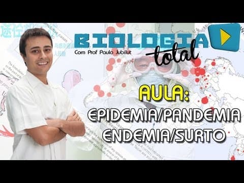 Thumbnail da aula: Surto, Epidemia, Pandemia e Endemia - Prof. Paulo Jubilut