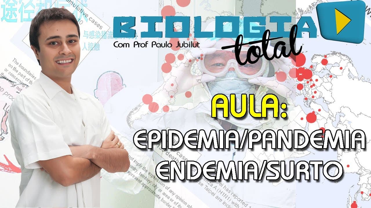 Thumbnail: Surto, Epidemia, Pandemia e Endemia - Prof. Paulo Jubilut