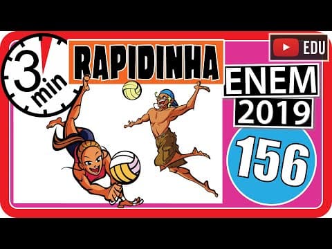 Thumbnail da aula: 🏃[ENEM 2019] 156 📘 ANÁLISE COMBINATÓRIA Durante suas férias, oito amigos, dos quais dois são