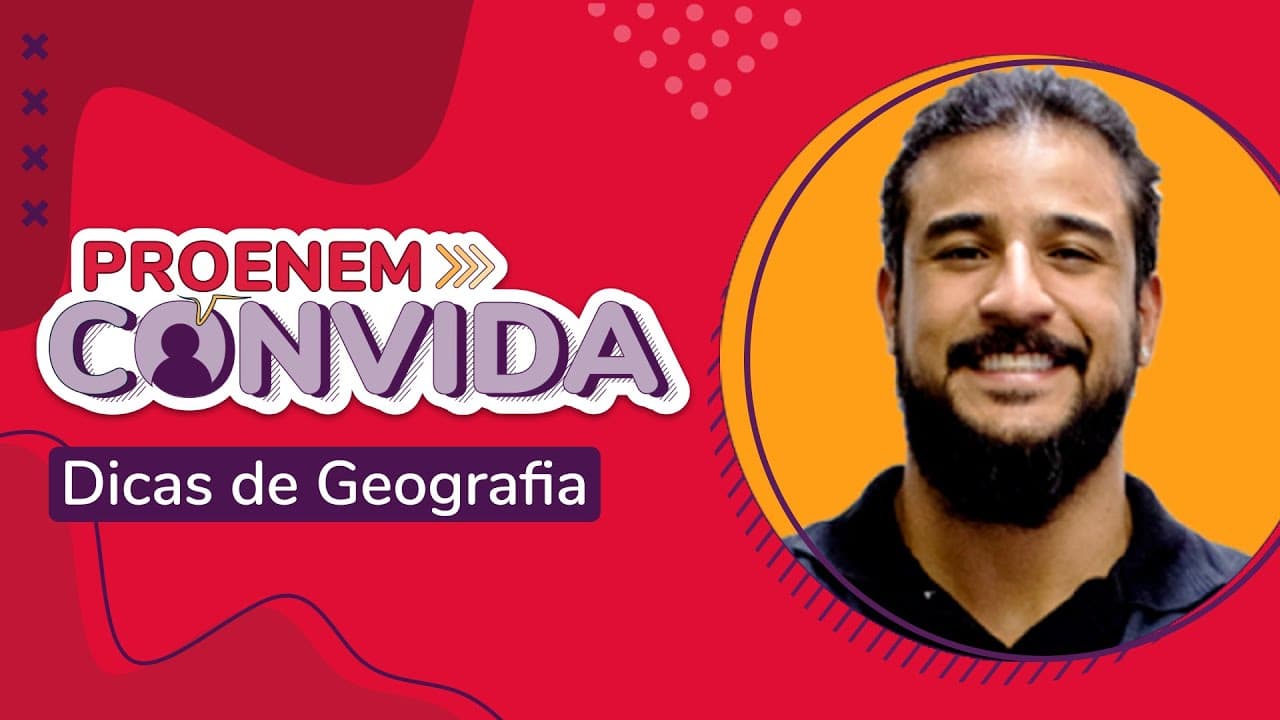 Thumbnail: Dicas de Geografia com Rodrigo Rodrigues | ProEnem Convida